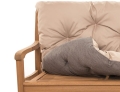 CUSCINO PER PANCA DA GIARDINO ESTERNO  BEIGE