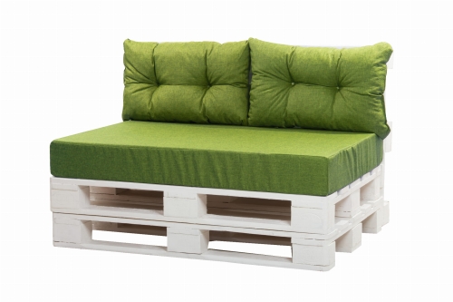 Cushions for pallet - Luxury: Green