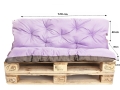 Cuscini per pallet Enkel : Viola chiaro