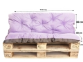 Cuscini per pallet Enkel : Viola chiaro