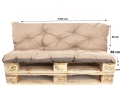 Cuscini per pallet economici Beige