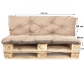 Cuscini per pallet economici Beige