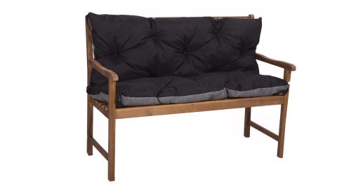 Coussin pour banc: Noir