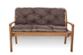 CUSHION FOR A TWO-THREE-SEAT GARDEN BENCH Brown
