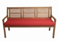 Cuscino per panca da giardino Rosso Flat 