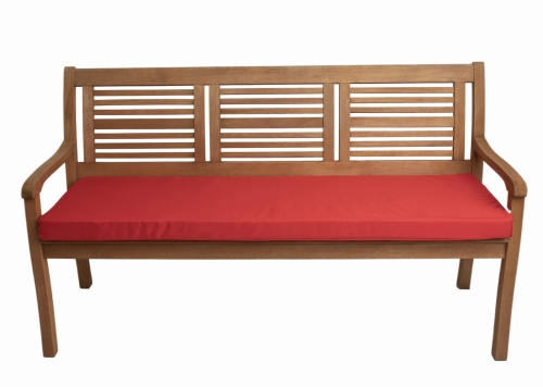 Cuscino per panca da giardino Rosso Flat 