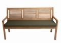 Cuscino per panca da giardino Verde Flat 