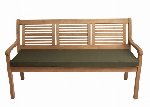 Cuscino per panca da giardino Verde Flat 