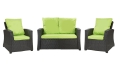 Set di cuscini in rattan :  Lime