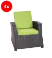 Cuscini per  sedie - Flat: Lime 