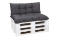 Coussin pour palette extérieur Anthracite: Simple