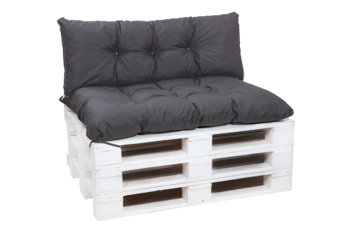 Coussin pour palette extérieur Anthracite: Simple