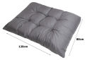 Coussin pour palette extérieur  Gris: Simple