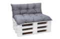 Coussin pour palette extérieur  Gris: Simple