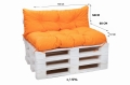 Cuscini per pallet 120 x   Arancione: Simple
