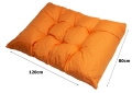 Cuscini per pallet 120 x   Arancione: Simple