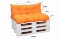Cuscini per pallet 120 x   Arancione: Simple