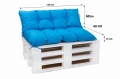 Cuscini per pallet 120 x  Blu: Simple