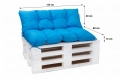 Cuscini per pallet 120 x  Blu: Simple