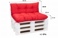 Cuscini per pallet 120 x  Rosso: Simple