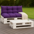 Cuscini per pallet 120 x  Viola: Simple