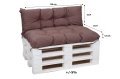 Cuscini per pallet 120 x  Marrone: Simple