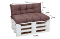 Cuscini per pallet 120 x  Marrone: Simple