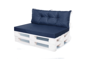 Coussins de palette Mix: Bleu Marine