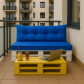 Coussins de palette Mix: Bleu