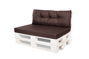 Coussins de palette Mix: Brun