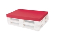Coussins de palette Flat: Rouge