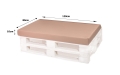 Coussins de palette Flat: beige 