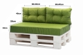 Coussins pour palettes  Vert