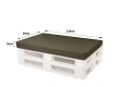 Coussins de palette Flat: Vert