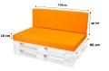 Coussins de palette Flat: Orange