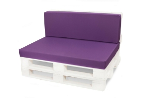 Coussins de palette Flat: Violet
