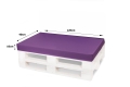 Coussins de palette Flat: Violet