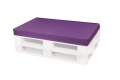 Coussins de palette Flat: Violet