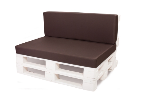 Coussins de palette Flat: Brun