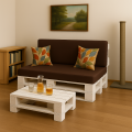 Coussins de palette Flat: Brun