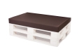 Coussins de palette Flat: Brun
