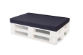 Coussins de palette Flat: Bleu Marine