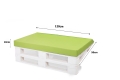 Coussins de palette Flat: Vert