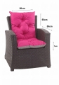 Coussin fauteuil de jardin - Enkel:  Rose