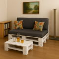 Coussins de palette Flat: Anthracite