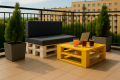 Coussins de palette Flat: Anthracite