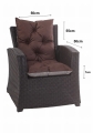 Coussin fauteuil de jardin - Enkel: Brun