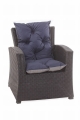 Coussin fauteuil de jardin - Enkel: Marine