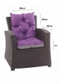 Coussin fauteuil de jardin - Enkel: Violet
