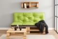 Coussin pour palette extérieur interieur Vert Citron: Enkel